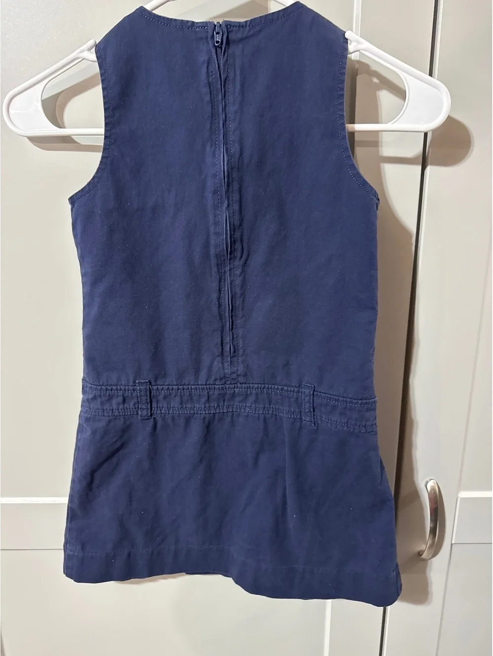 The Children's Place Navy Blue Pleated School Dress Size 6 - Classic and Comfy!